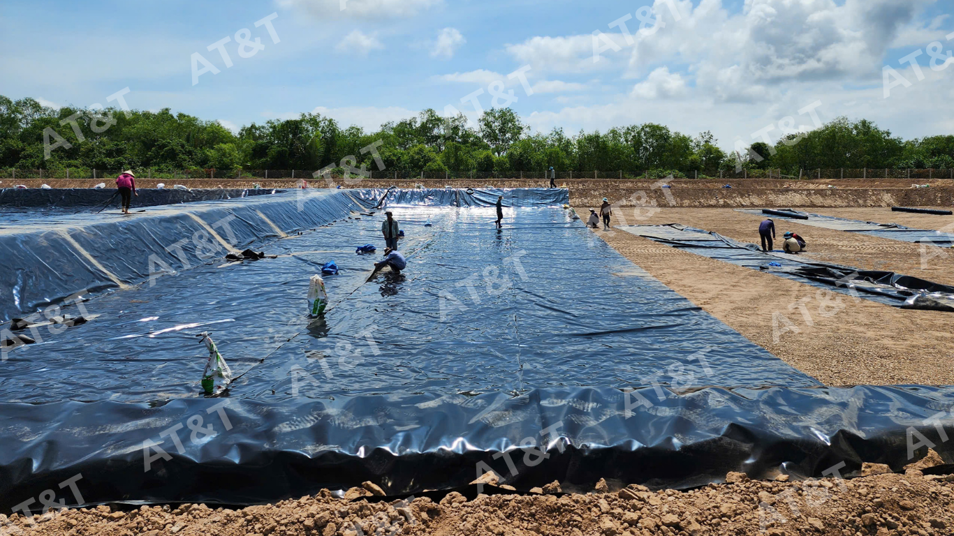 Thi công bạt HDPE