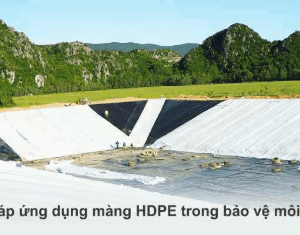 Ứng dụng màng HDPE lót hồ chứa nước tưới tiêu