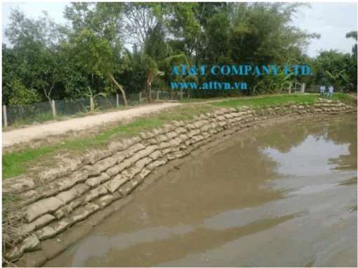 Bao địa kỹ thuật chống xói lở bờ sông - Ảnh 2