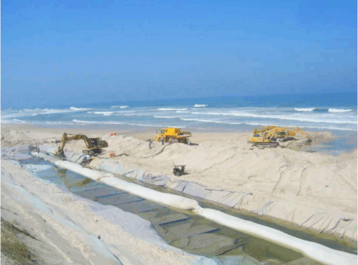 Ống địa kỹ thuật chống xói lở bờ biển - Ảnh 2