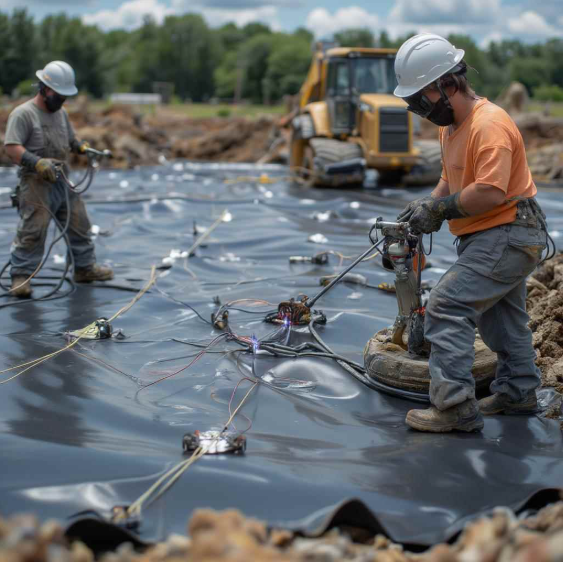 Các bước thi công màng HDPE