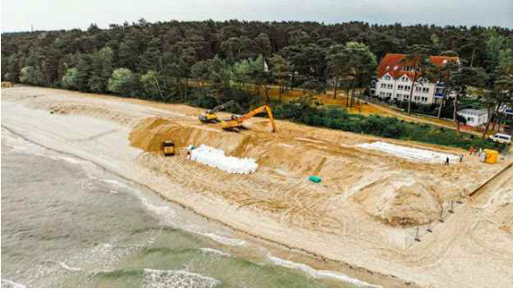 Ống Geotube trong thực tế