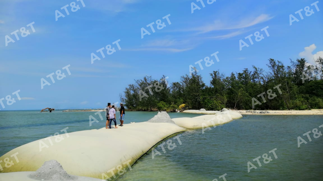 Ống địa kỹ thuật Geotube tại công trình