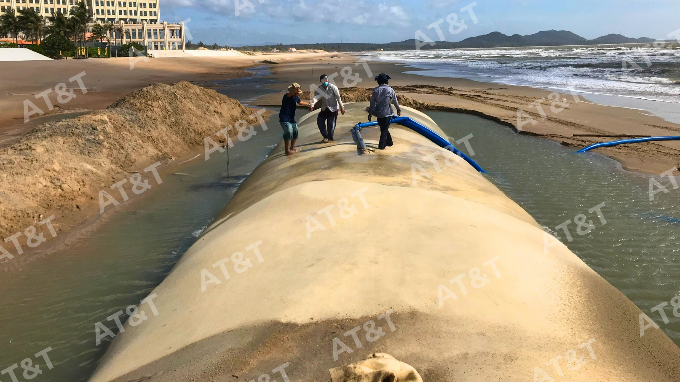 Thi công lắp đặt ống địa kỹ thuật