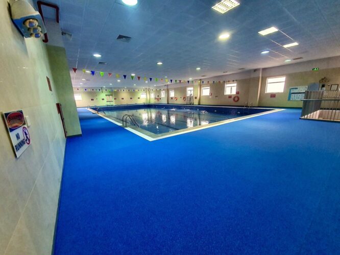 Hoàn Thành cung cấp và lắp đặt Sàn Nhựa Chống Trượt Takiron – Trường BVIS (Hà Nội). - Ảnh 4