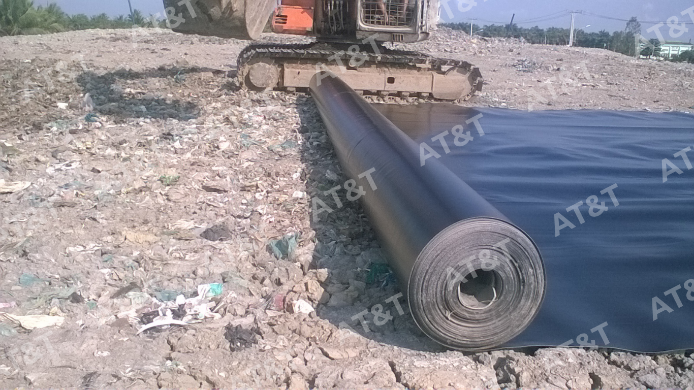 Bề mặt bạt HDPE