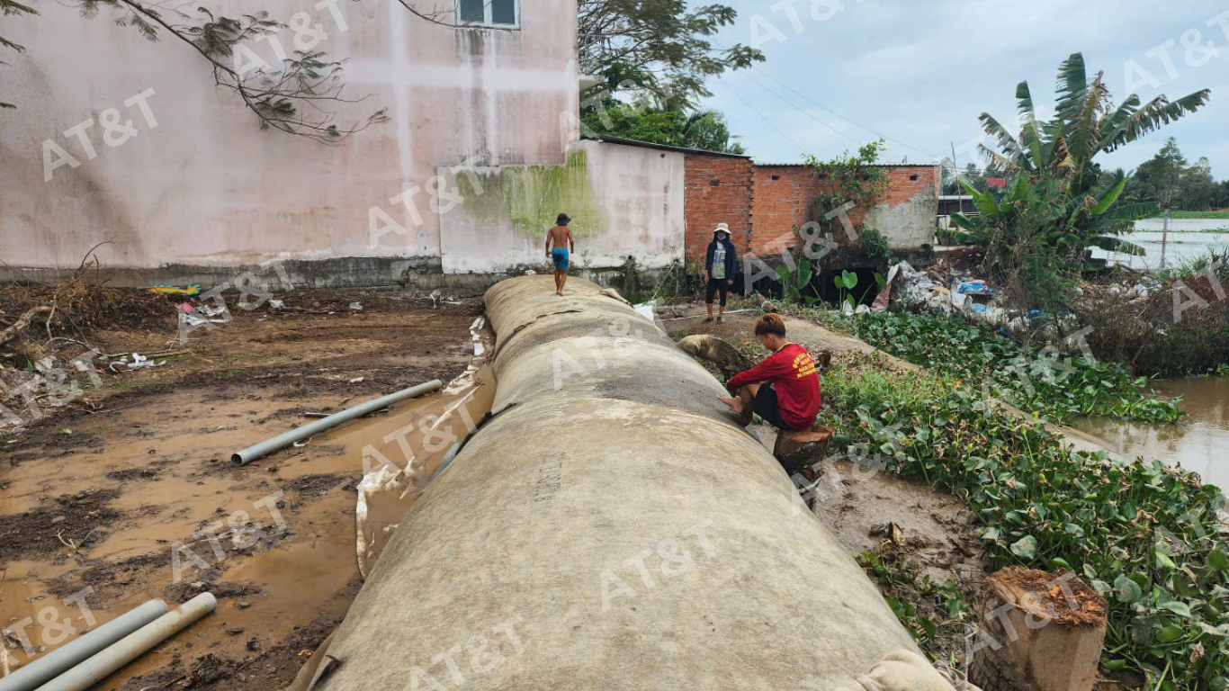 Biện pháp thi công ống Geotube
