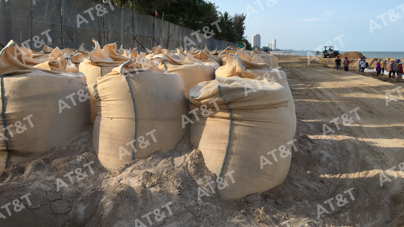 Quy trình thi công bao Geobag