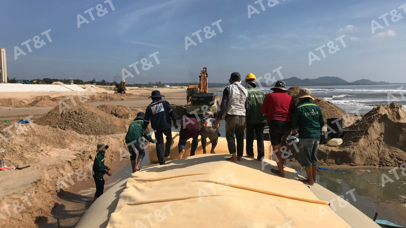 Biện pháp thi công ống Geotube