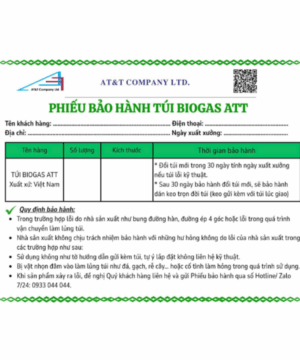 bảo hành túi biogas hdpe khổ ngang 4m