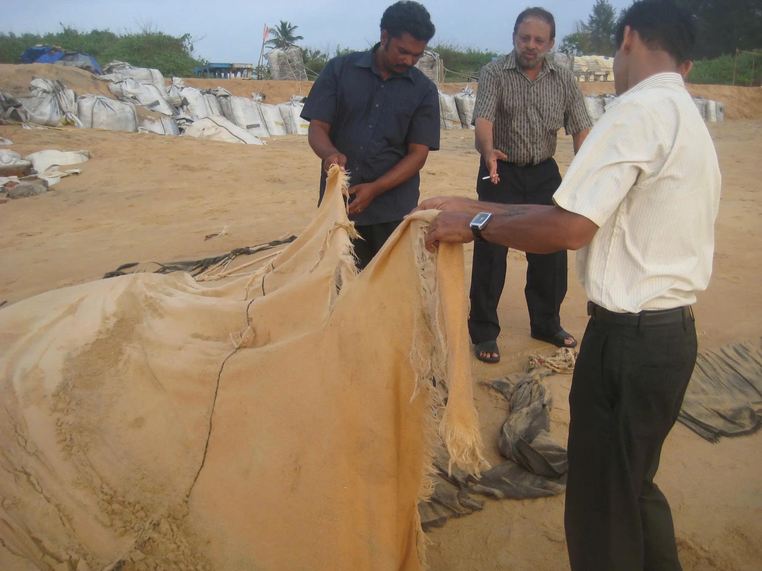 Các rủi ro thường gặp với ống Geotube