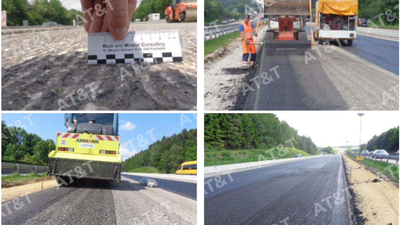 Ứng dụng lưới cốt sợi thủy tinh trong thi công đường giao thông