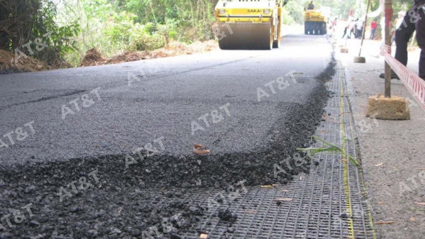 Quy trình thi công lớp lưới địa kỹ thuật cốt sợi thủy tinh