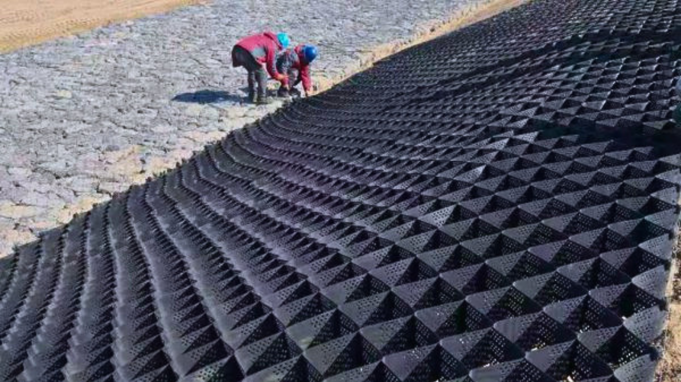 Quy trình liên kết các tấm trong thi công Geocell