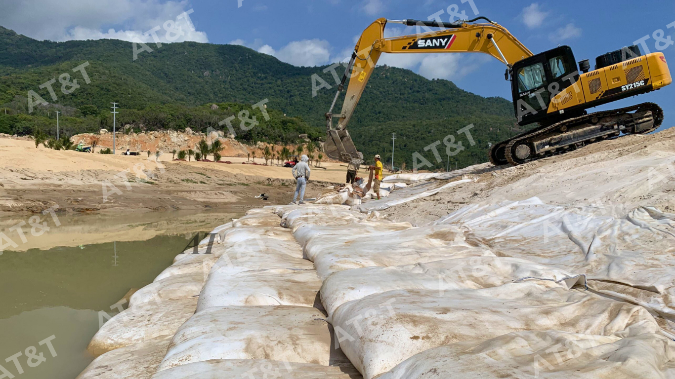 Tư vấn thi công bao địa kỹ thuật cho đê kè