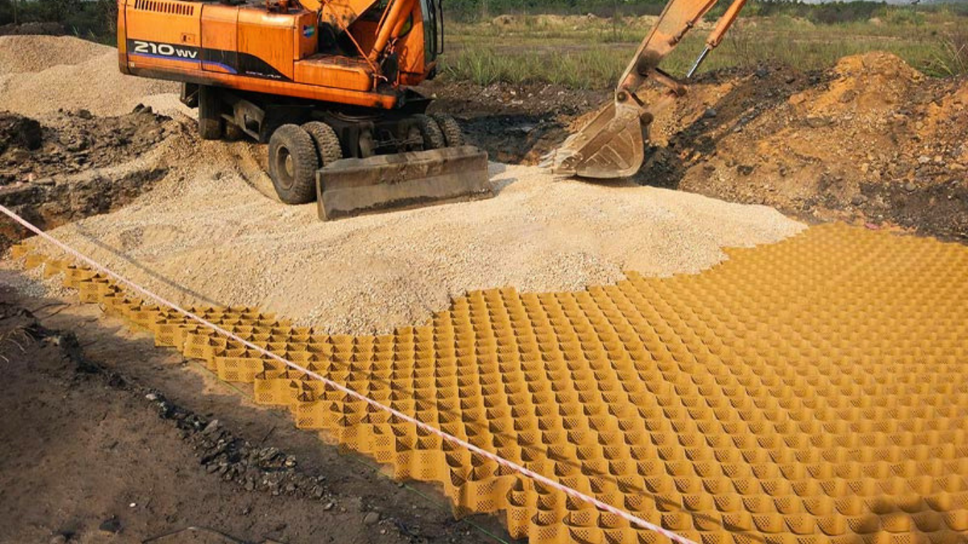 Chèn lấp vật liệu vào ô ngăn