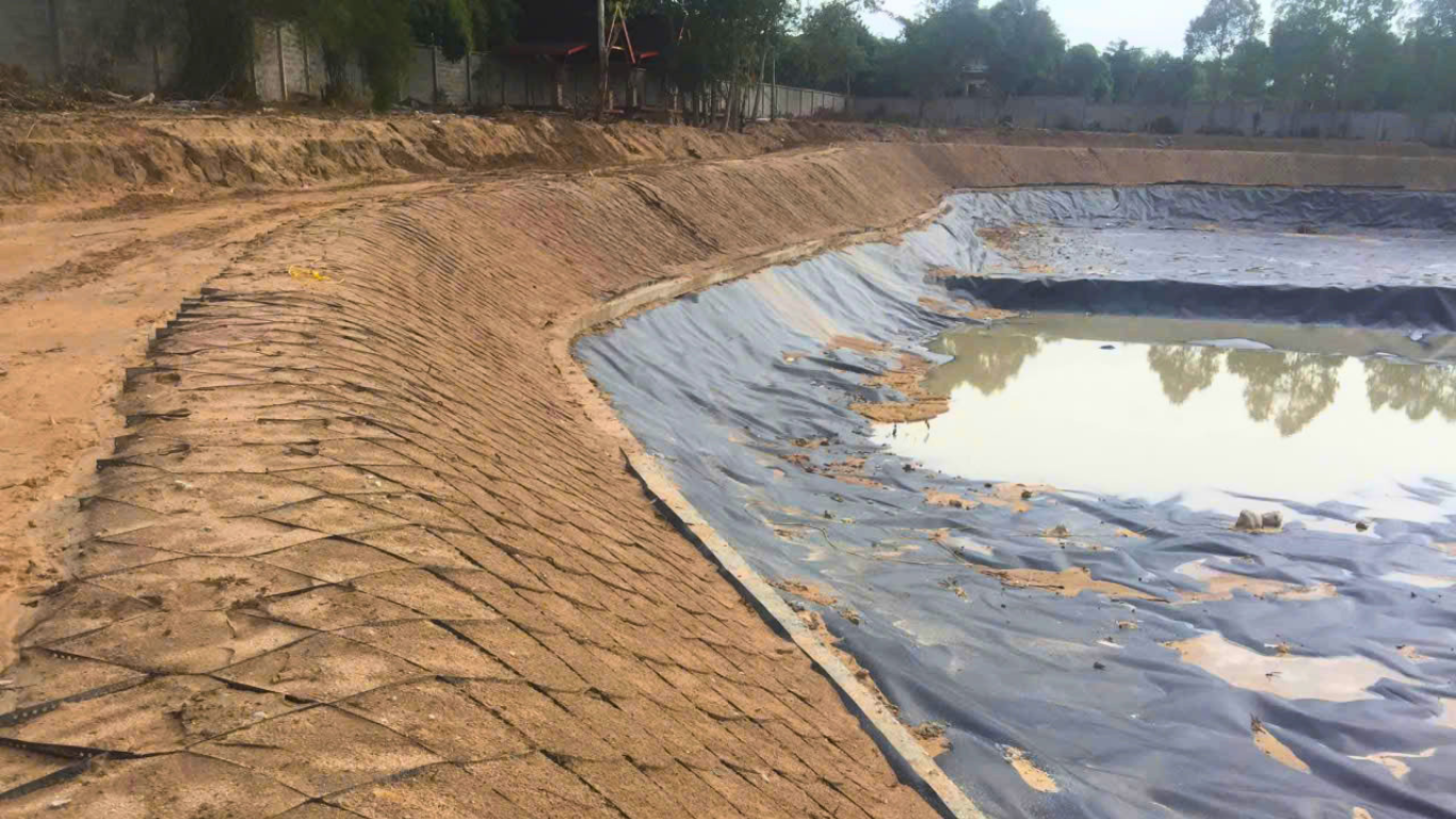 Hiệu quả từ giải pháp ô ngăn hình mạng chống xói mòn