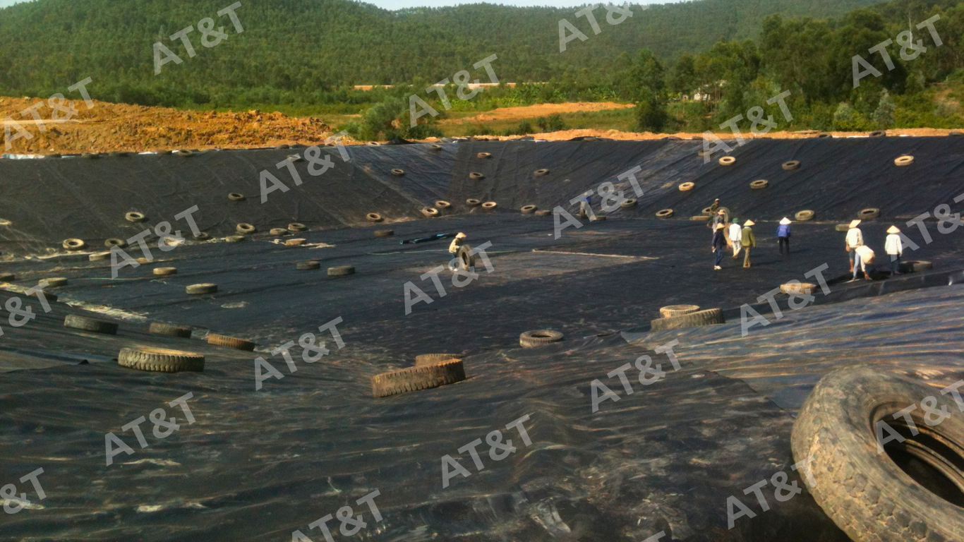 Thi công bạt HDPE phổ biến
