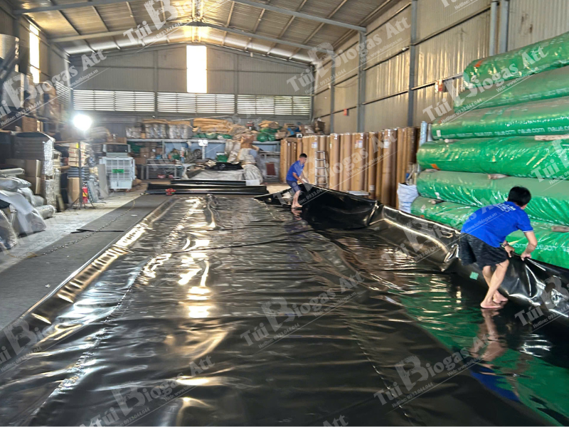 túi biogas khổ lớn 2