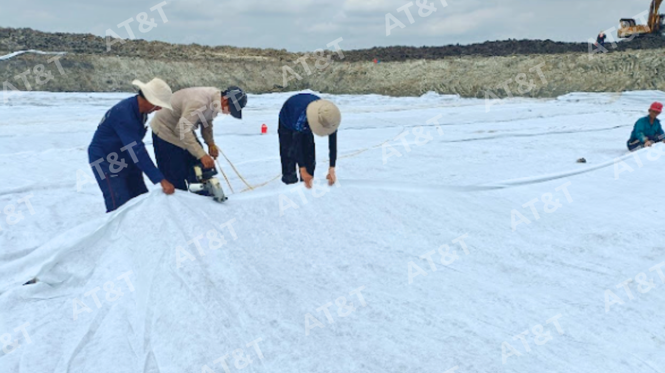 Lớp vải địa kỹ thuật lót nền phân cách