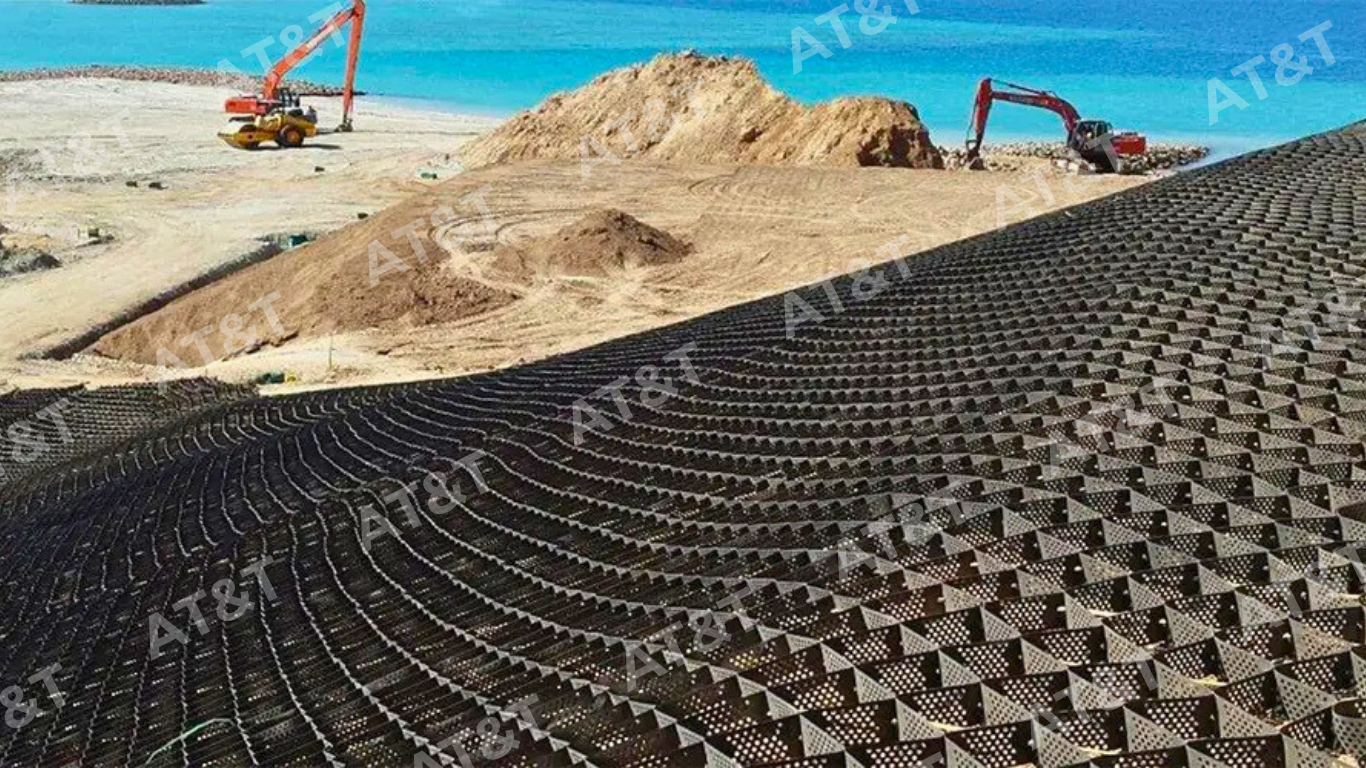 Thi công ô địa kỹ thuật hiệu quả tại công trình