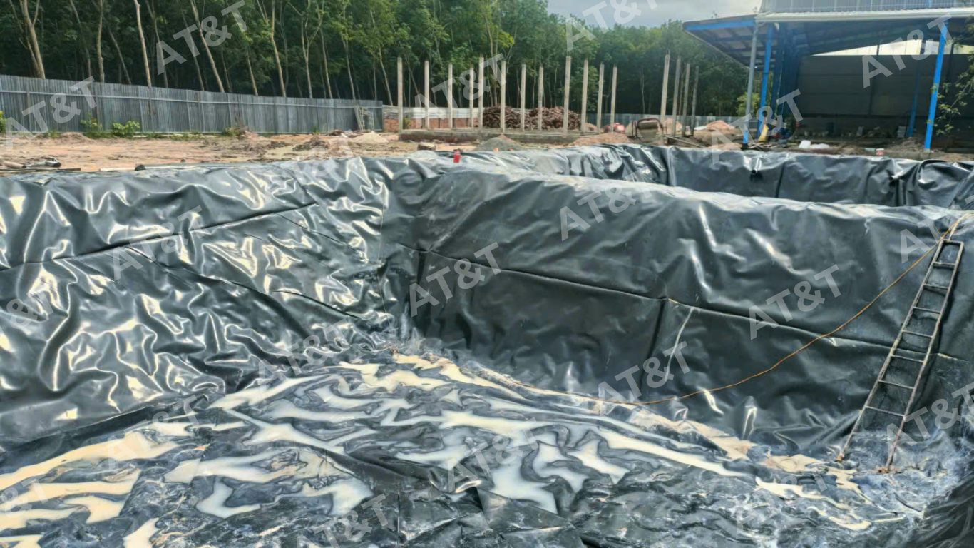 Thi công bạt HDPE lót hồ chứa nước nông nghiệp