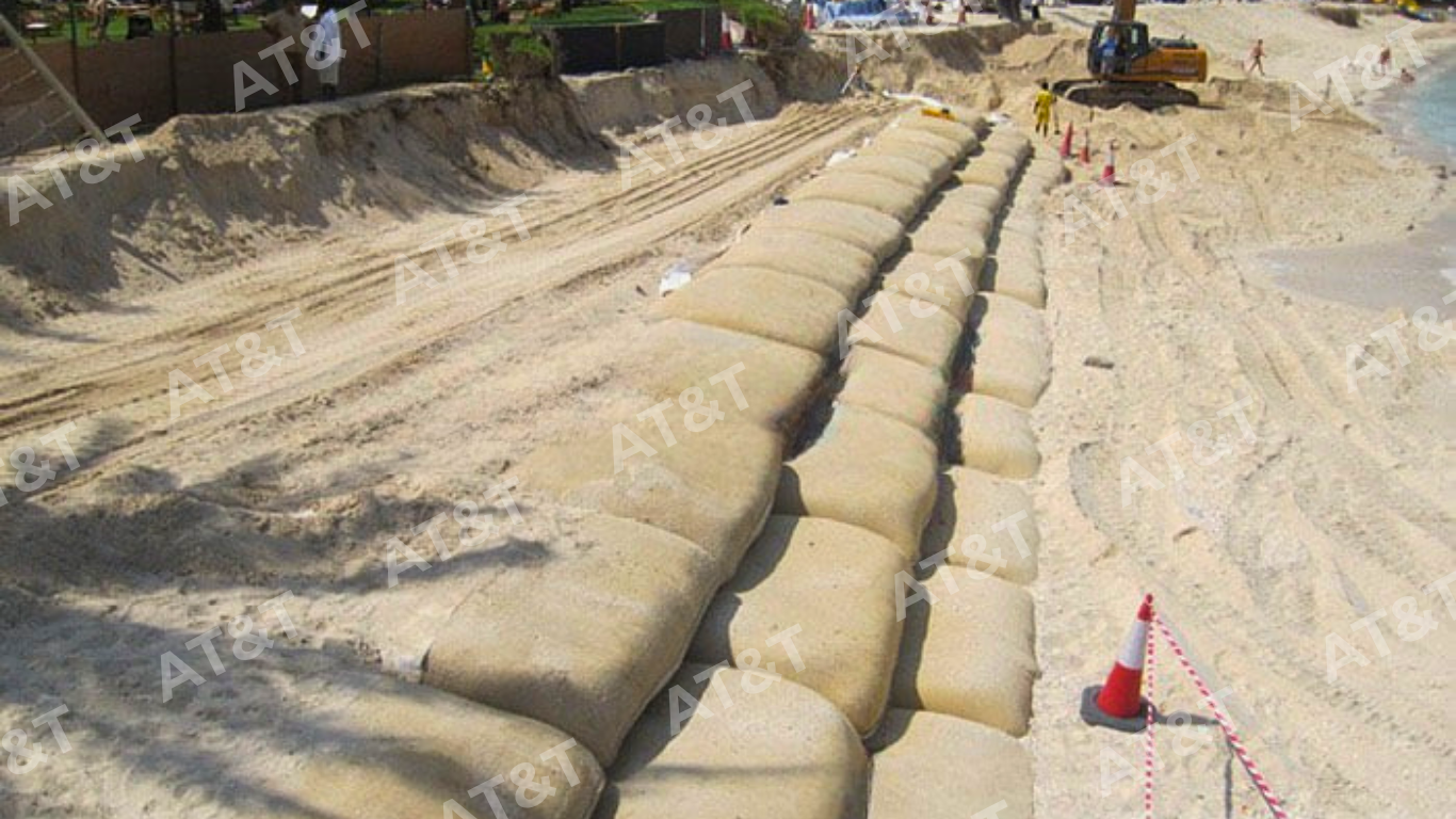 Bao Geobag làm kè chắn sóng